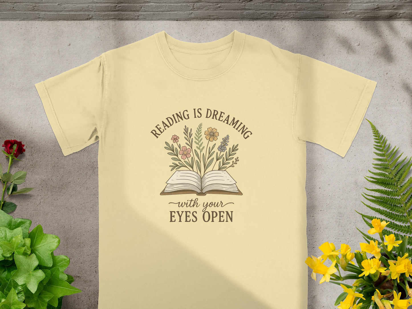 Reading is Dreaming with Your Eyes Open T-shirt product