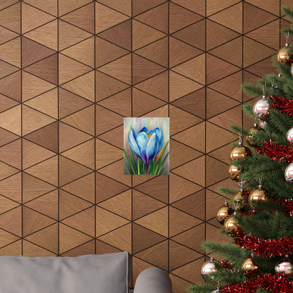 Blooming Crocus Flower Poster