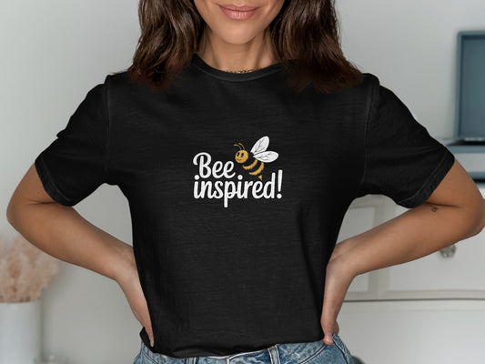 Bee Inspired Graphic Tee Positive Message product