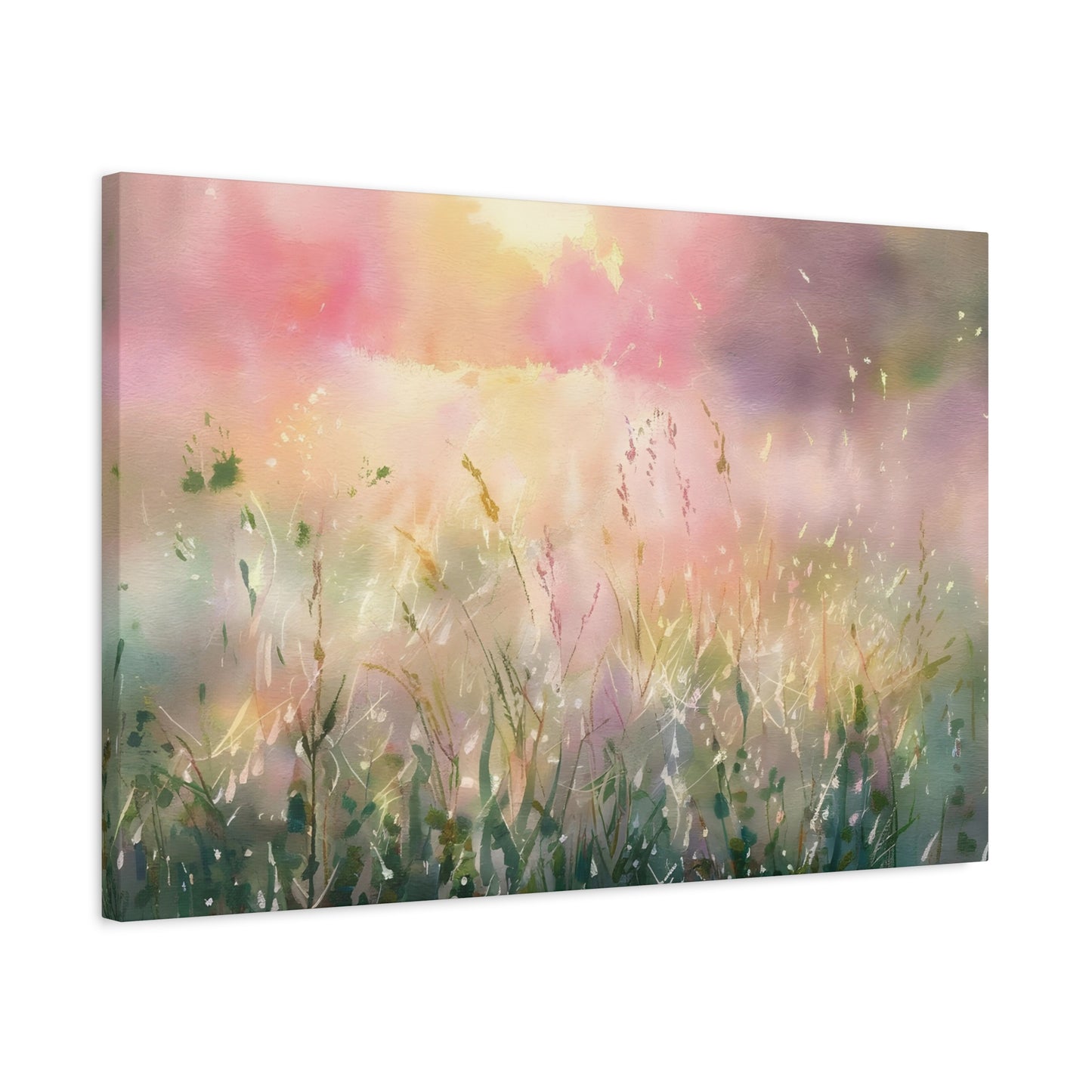 Wild Garden at Sunrise Canvas