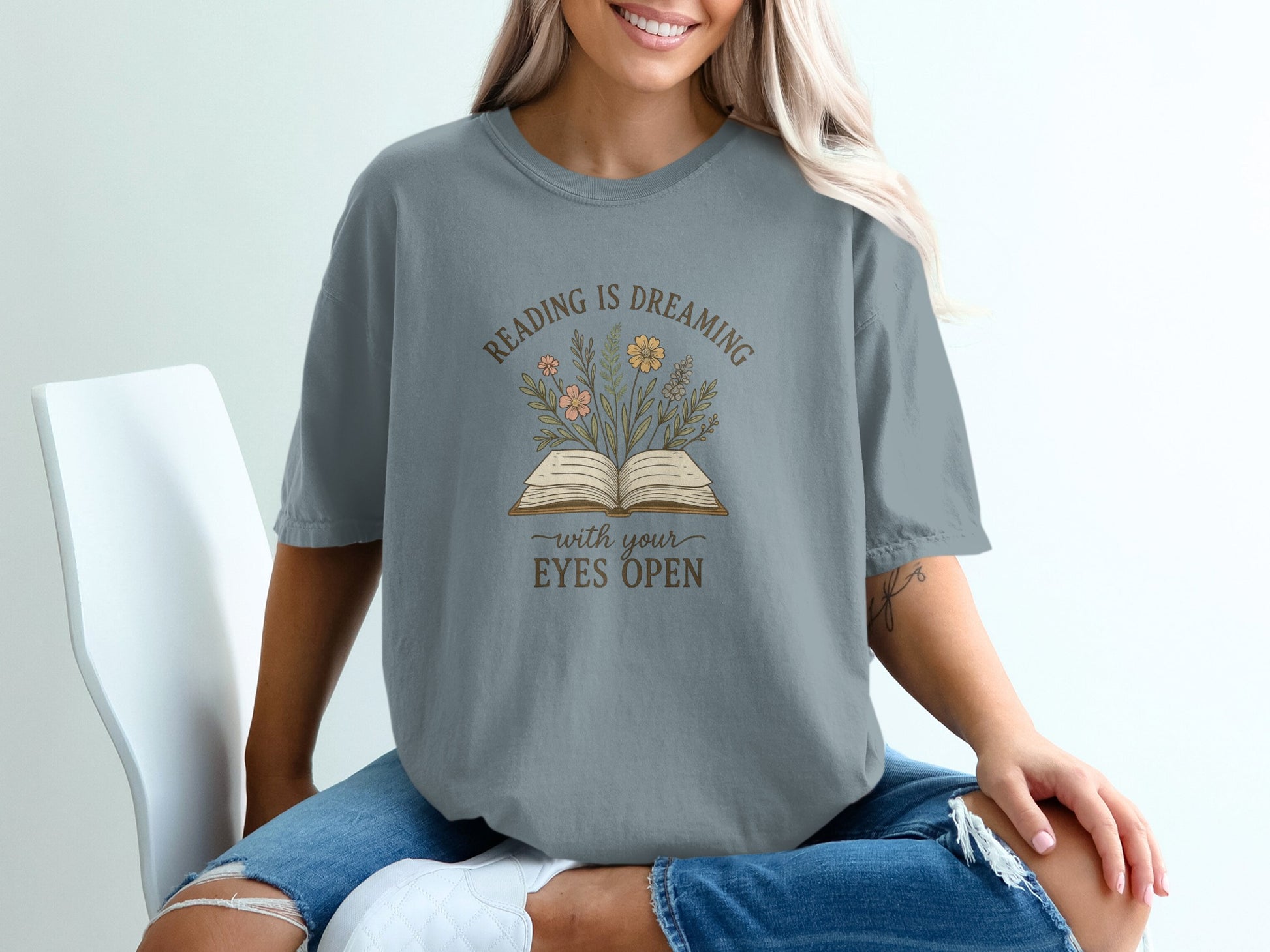 Reading is Dreaming With Your Eyes Open T-shirt product type