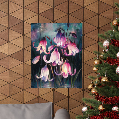 Flowers In The Night Poster