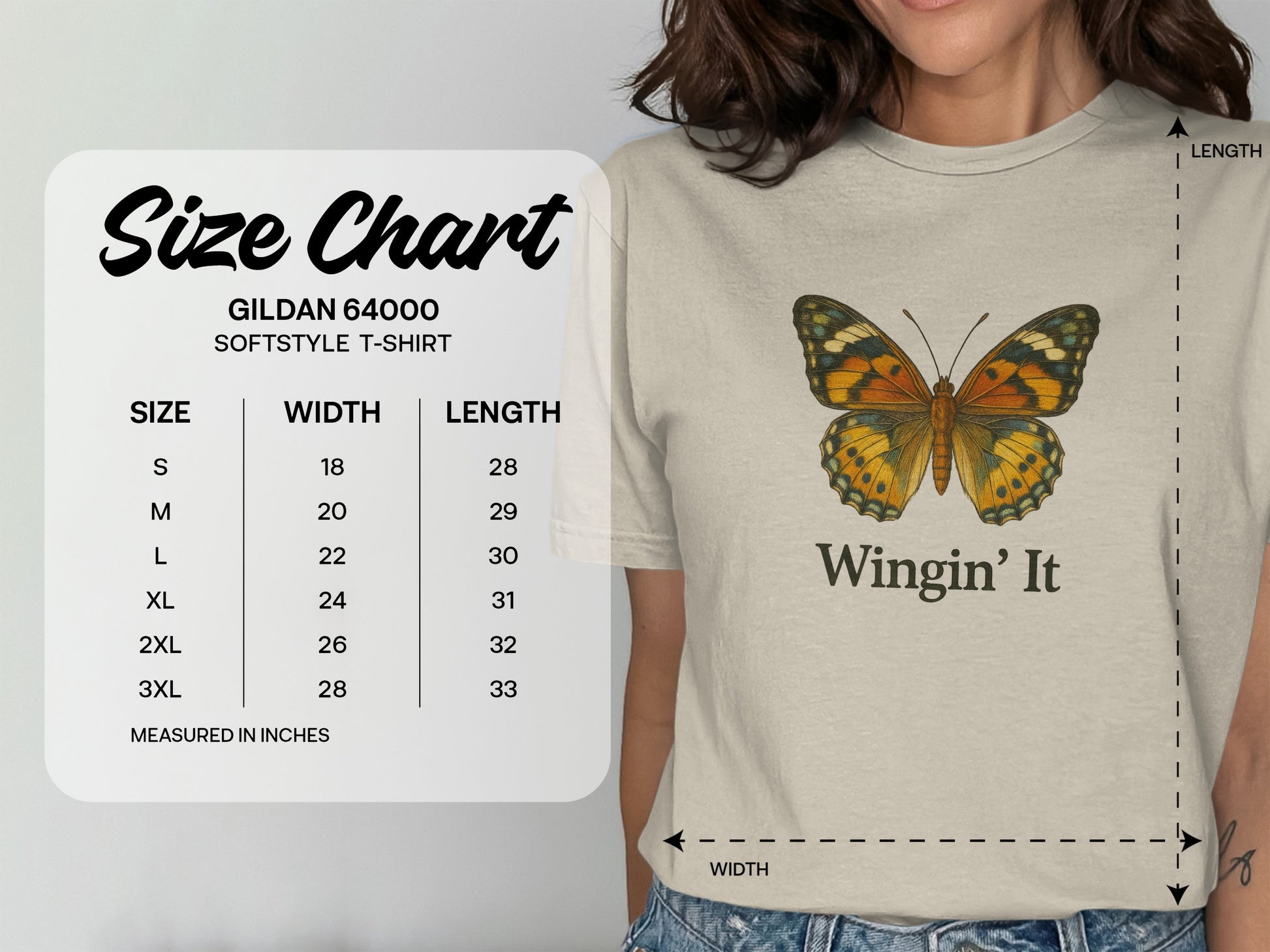 Wingin' It Butterflies Graphic T-Shirt product