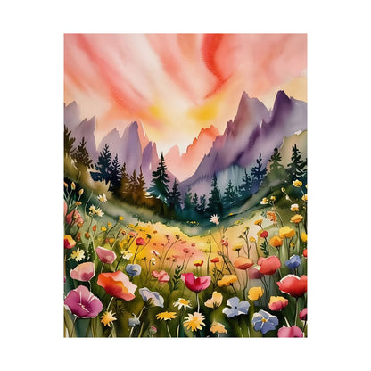 Flowering Meadow Poster