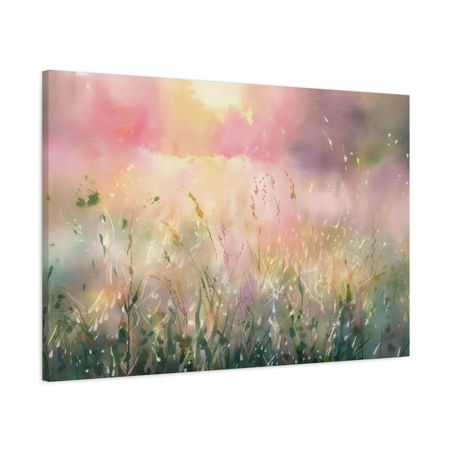 Wild Garden at Sunrise Canvas