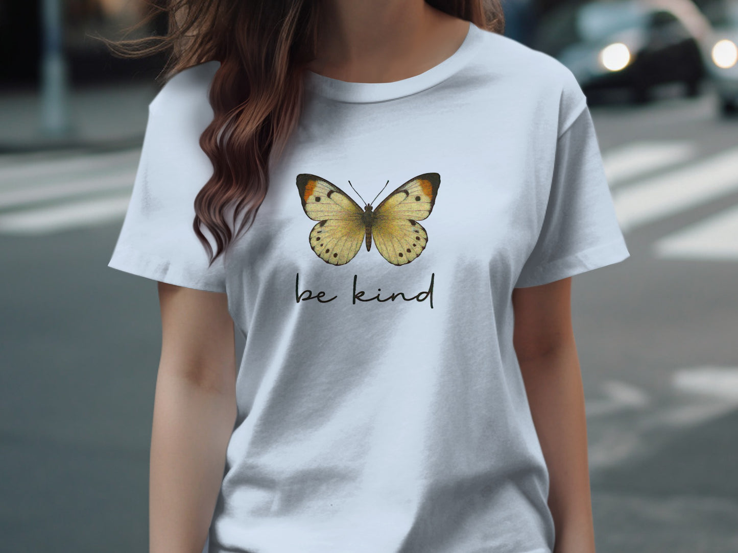 Be Kind Butterfly Design Shirt women's product