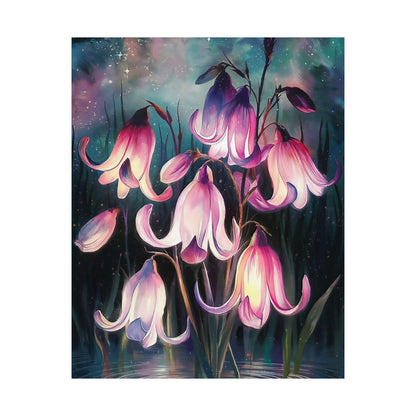 Flowers In The Night Poster