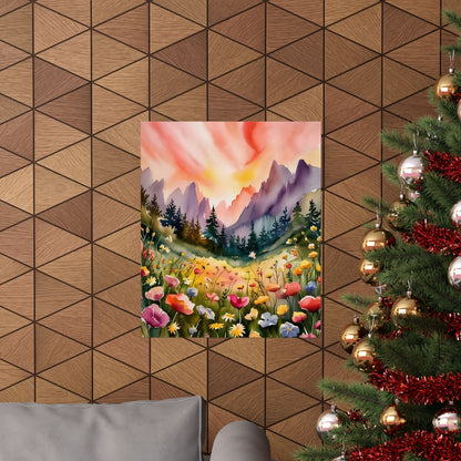 Flowering Meadow Poster