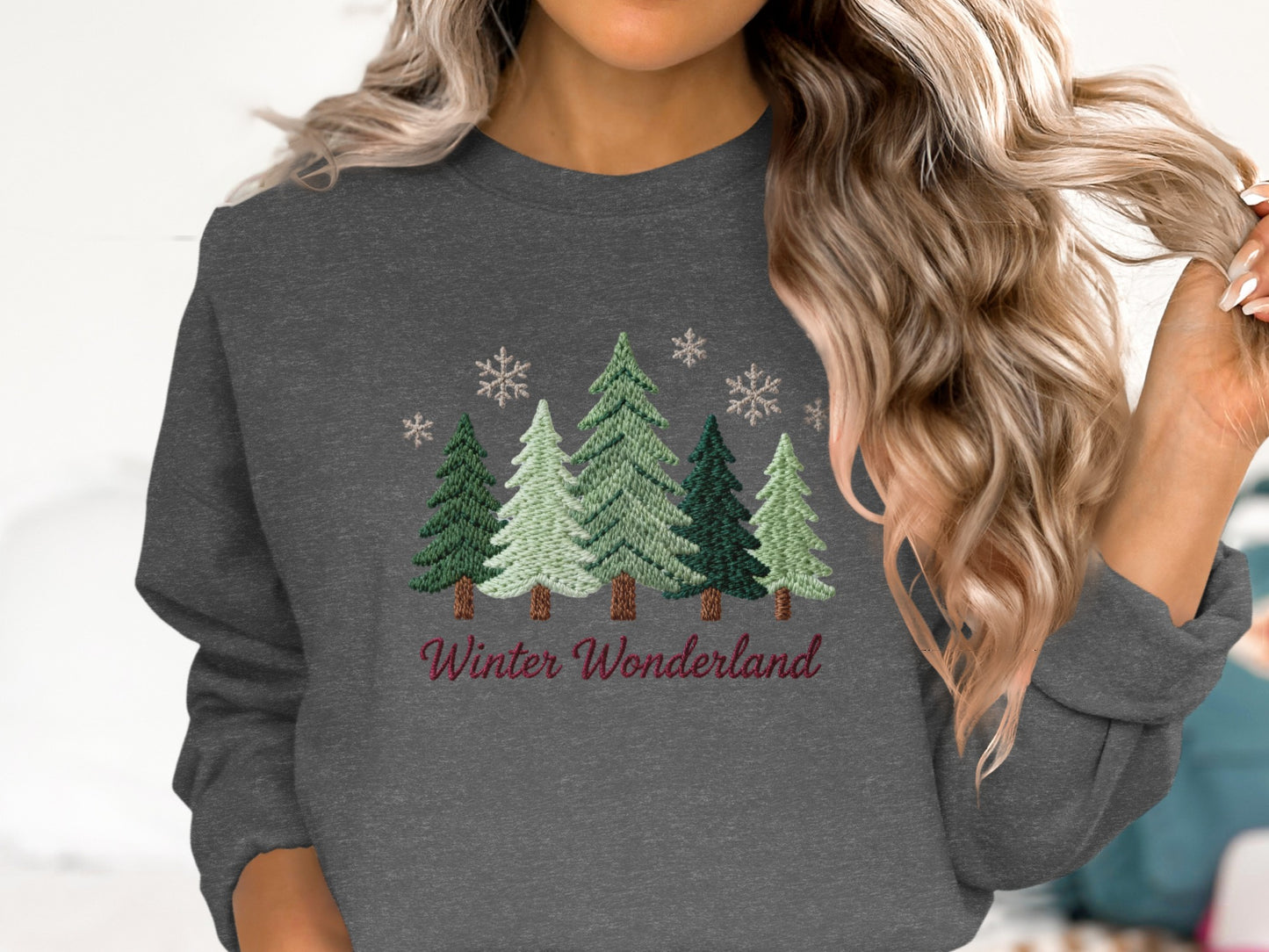 Winter Wonderland Christmas Graphic Sweatshirt