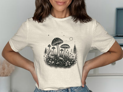 Fungi Forest Design Women's Graphic Tee product type