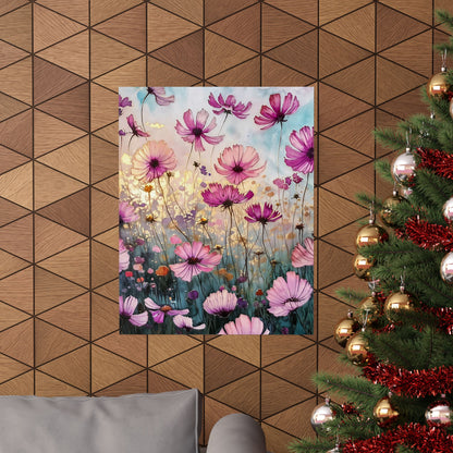 Fields Of Purple Flowers Poster