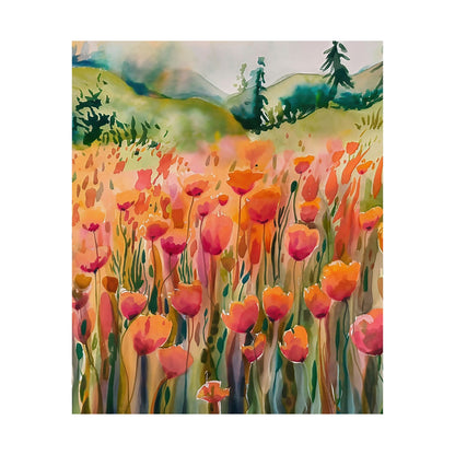 Field Of Flowers Poster