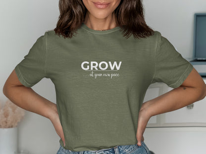 Grow At Your Own Pace Motivational T-Shirt product