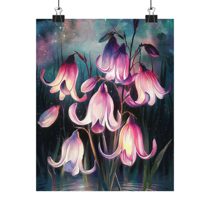 Flowers In The Night Poster