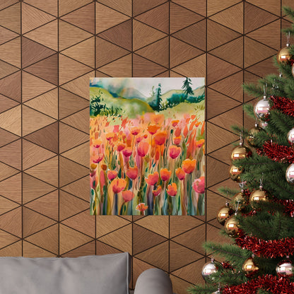 Field Of Flowers Poster
