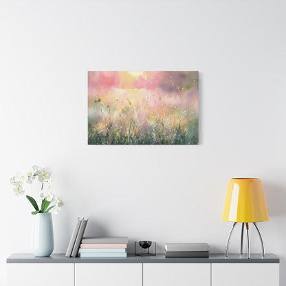 Wild Garden at Sunrise Canvas