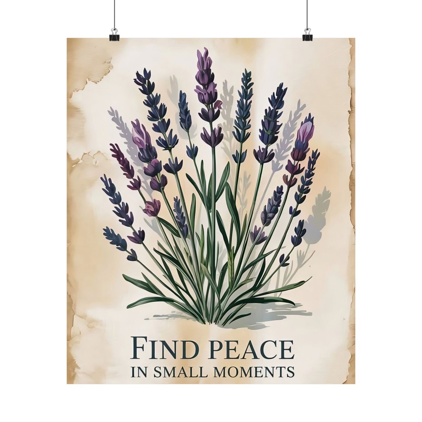 Find Peace In Small Moments Poster