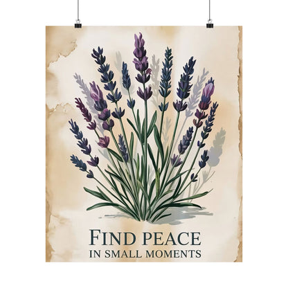 Find Peace In Small Moments Poster