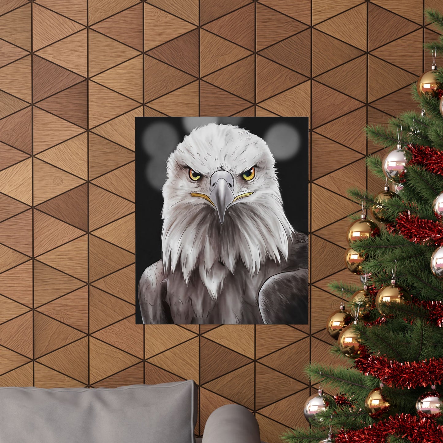 Bald Eagle Portrait Poster