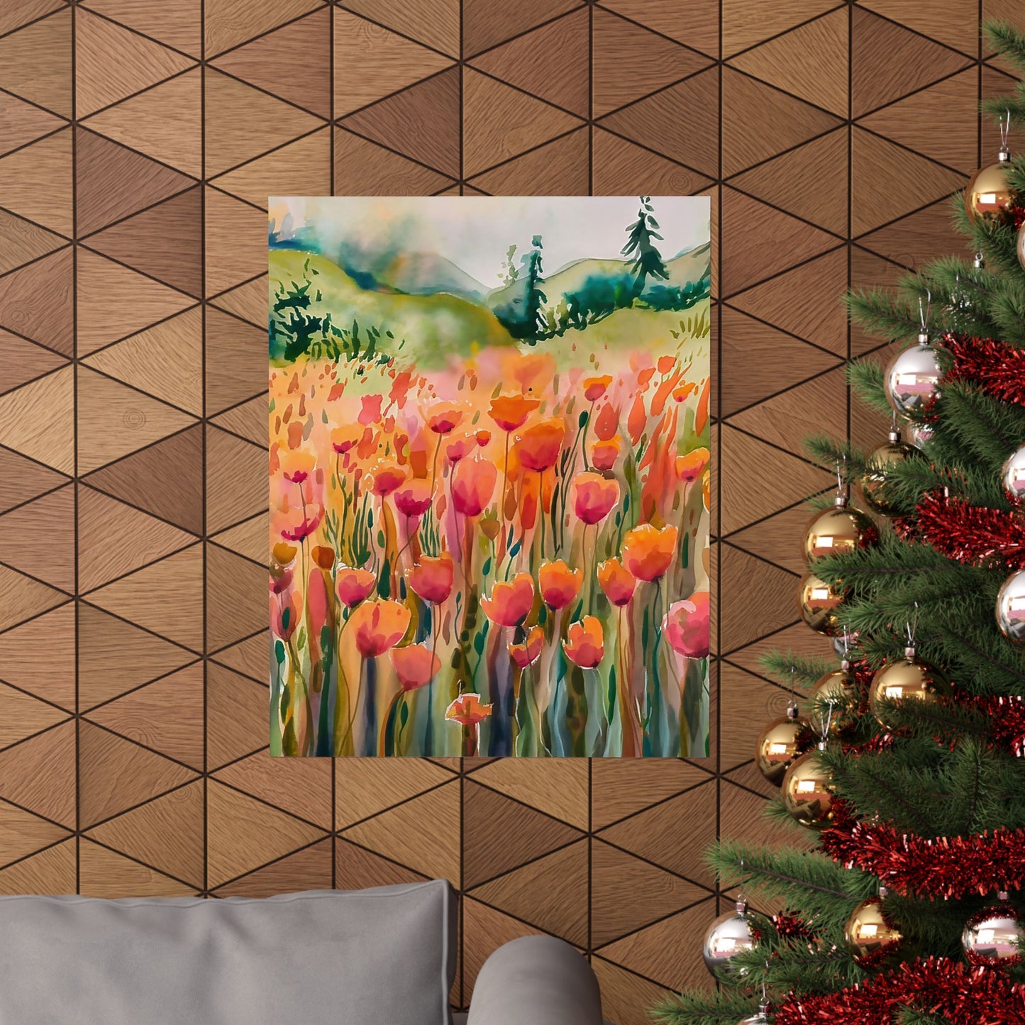 Field Of Flowers Poster