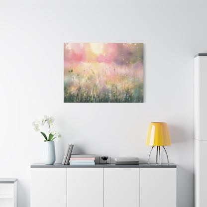 Wild Garden at Sunrise Canvas