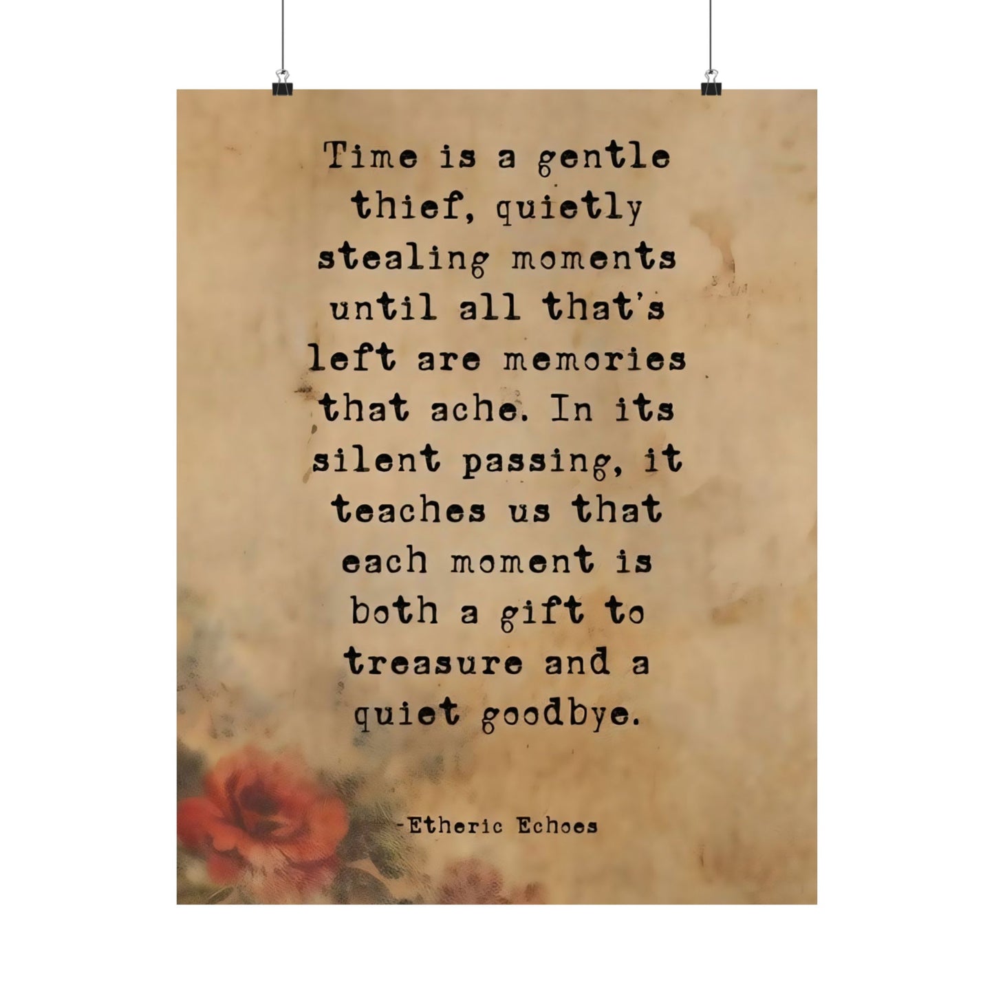Every Moment Is A Gift Poster