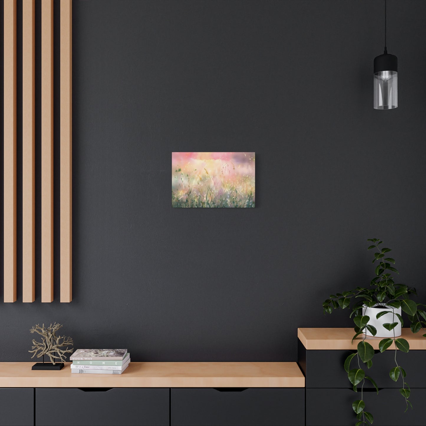 Wild Garden at Sunrise Canvas