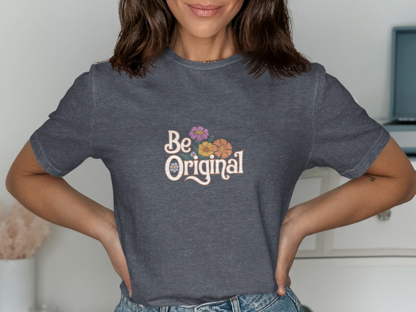 Be Original Graphic Tee with Floral Design product