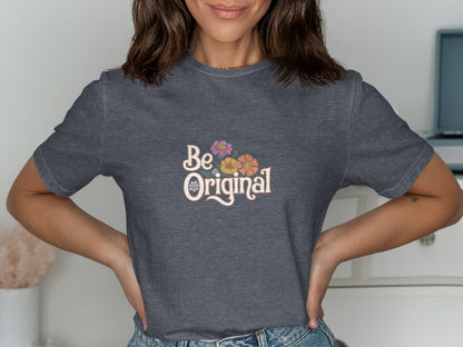 Be Original Graphic Tee with Floral Design product