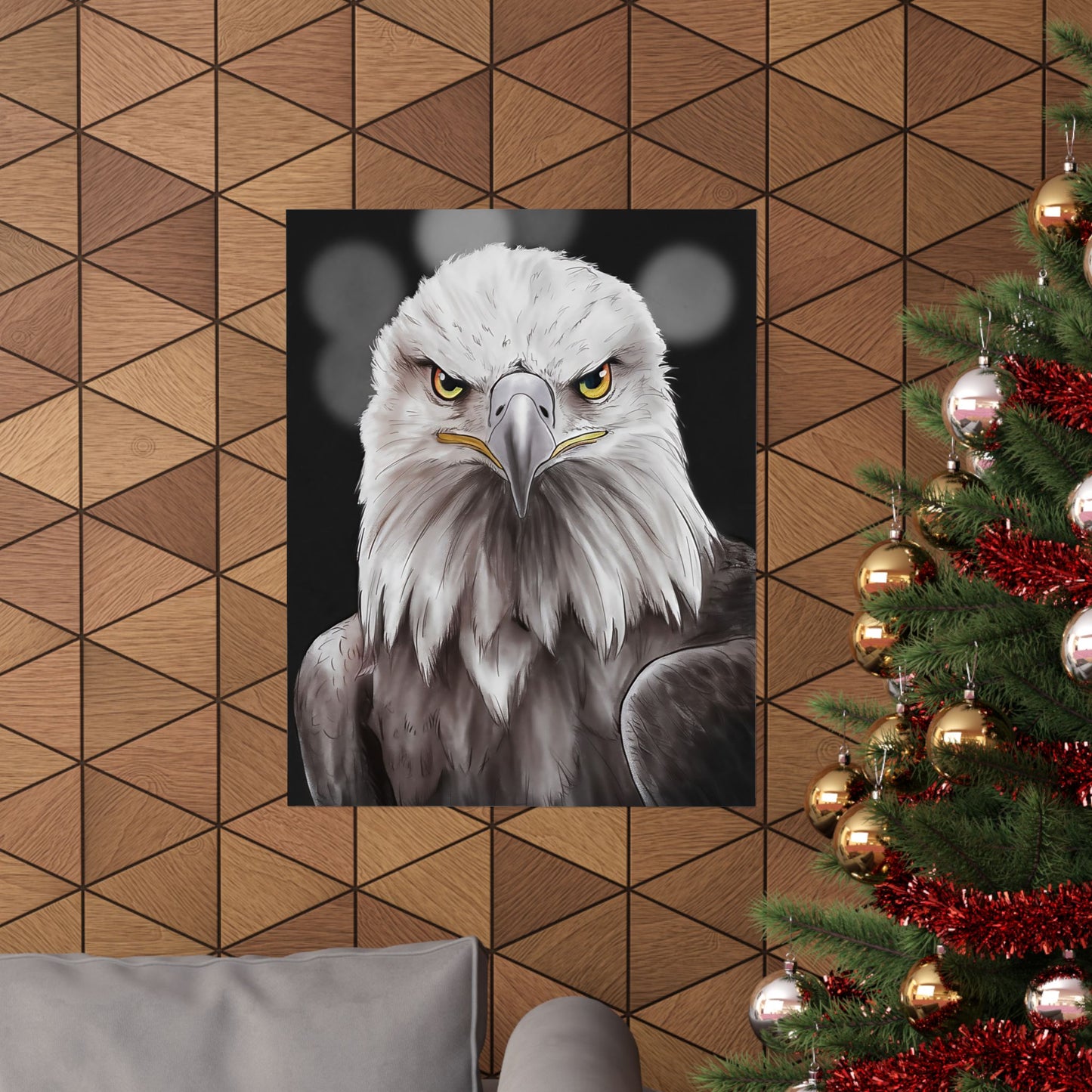 Bald Eagle Portrait Poster