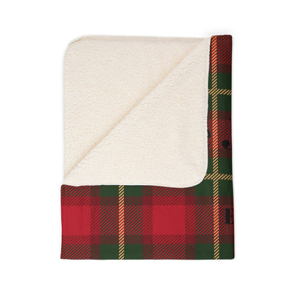 Traditional Red Plaid Family Blanket