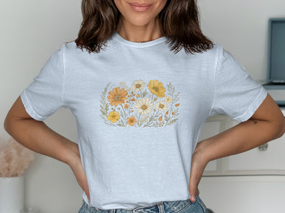 Floral Print Casual T-Shirt for Women product