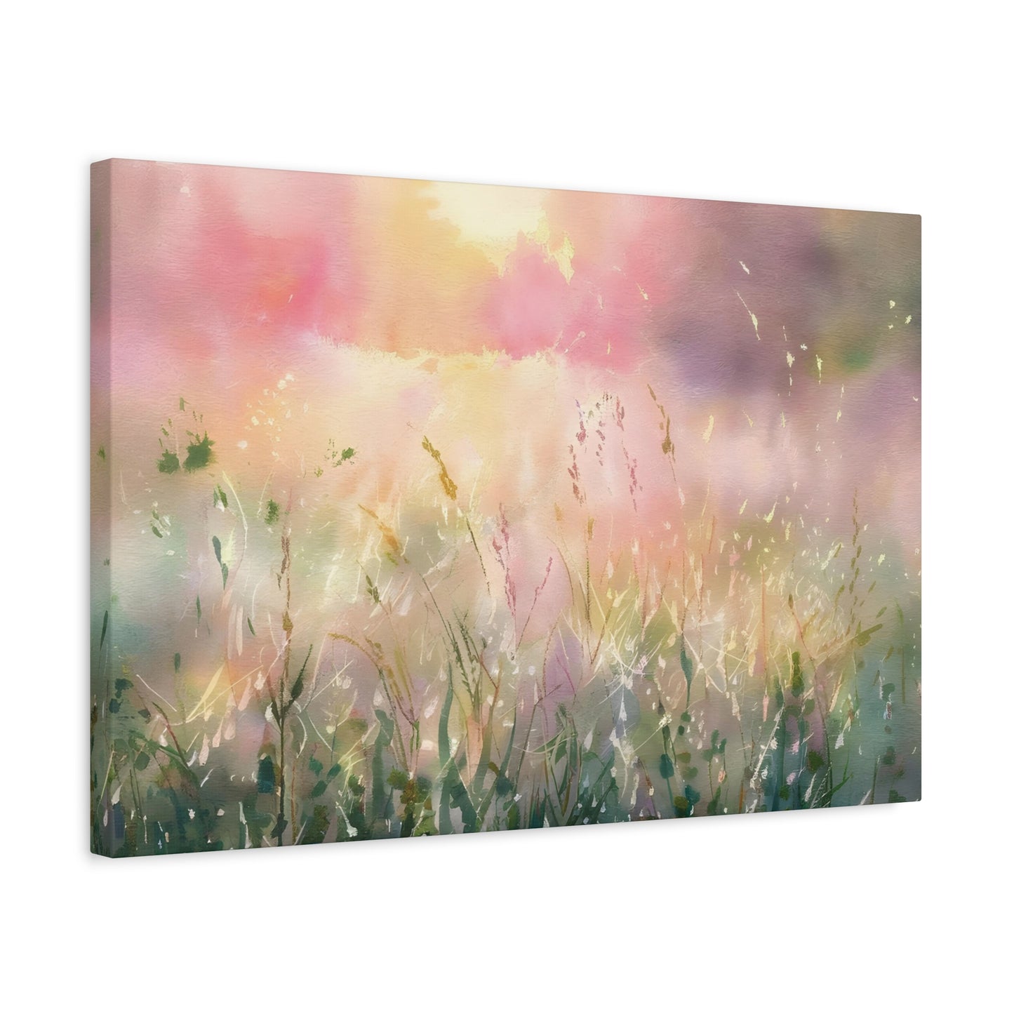 Wild Garden at Sunrise Canvas