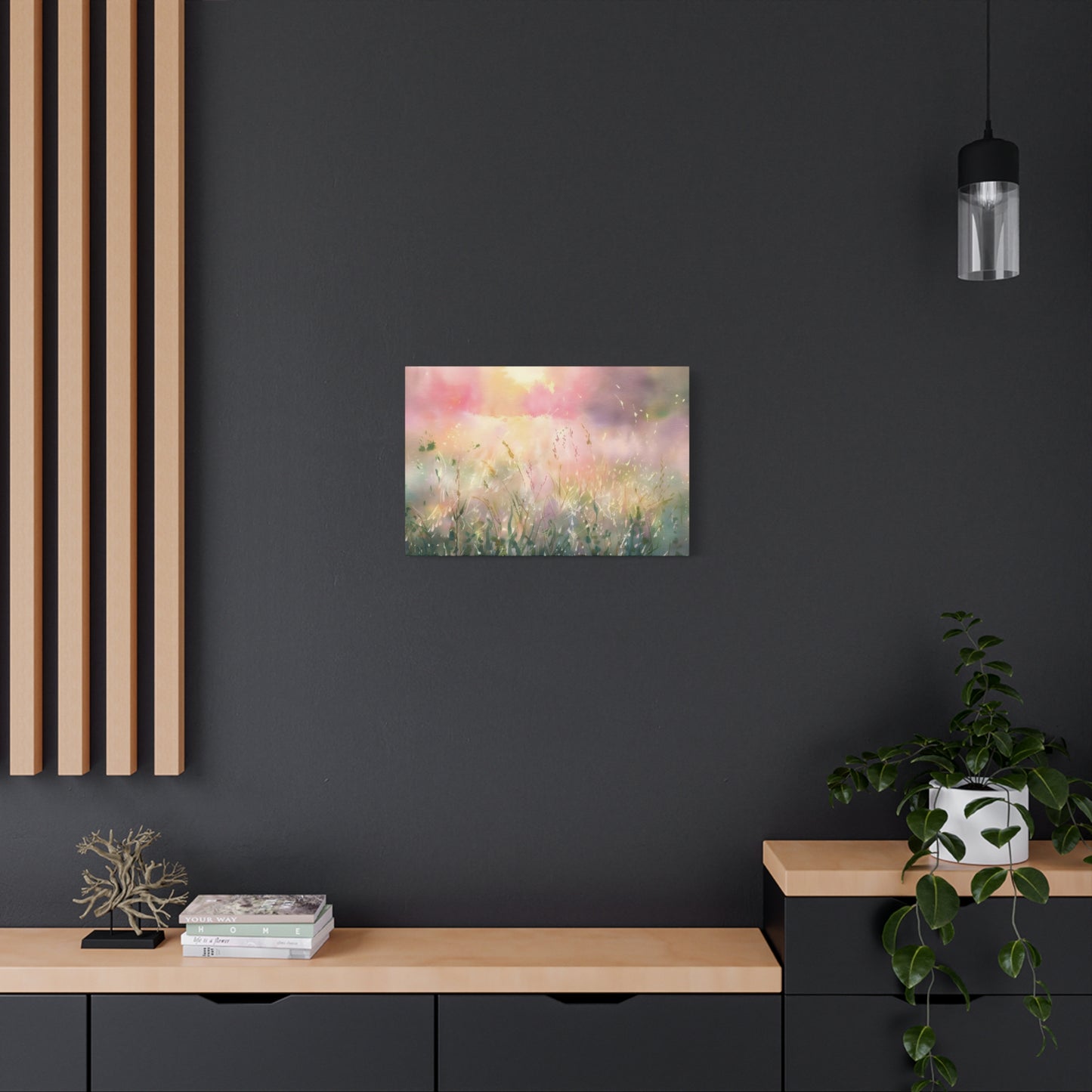 Wild Garden at Sunrise Canvas