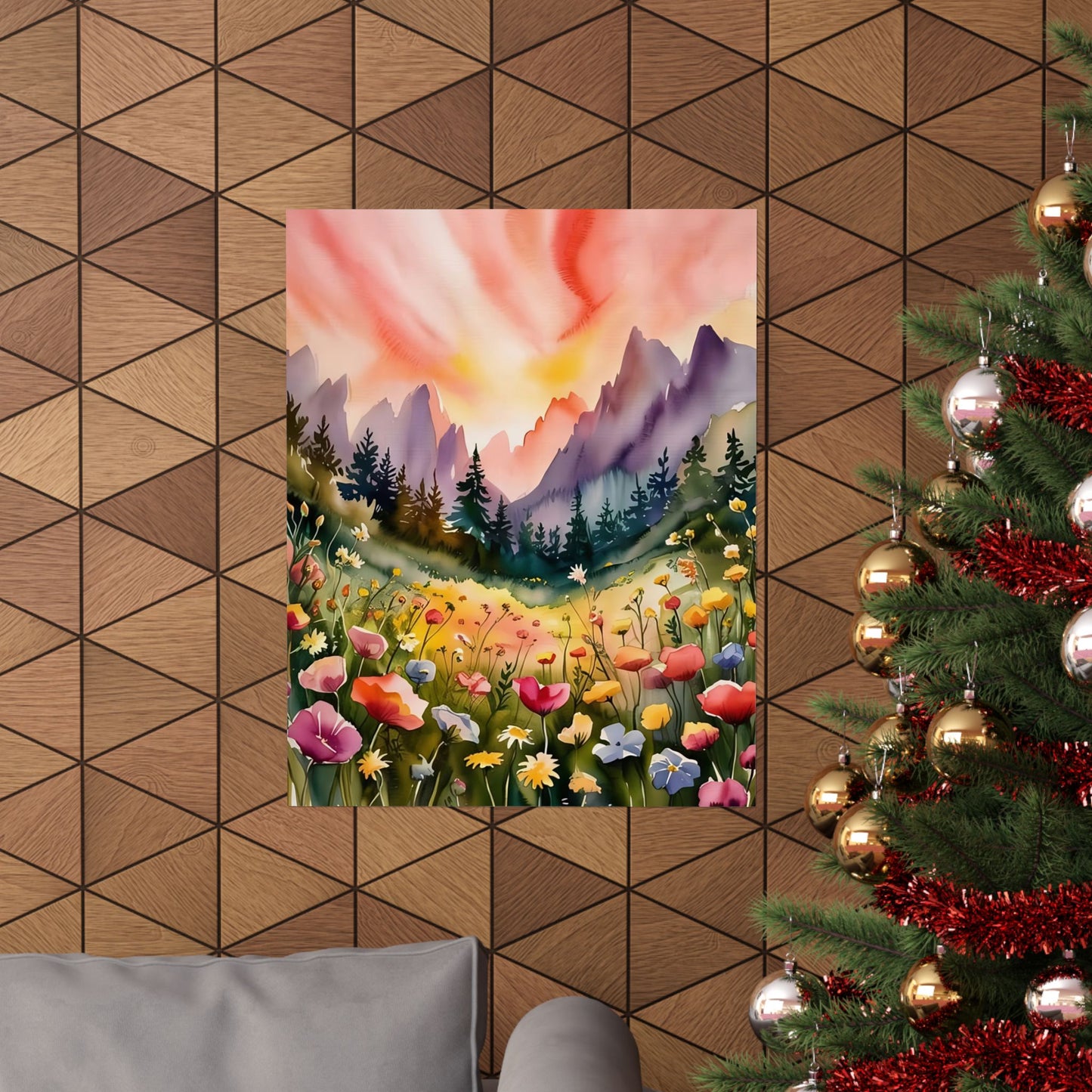 Flowering Meadow Poster