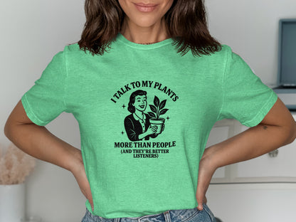 I Talk to My Plants More Than People T-shirt product type