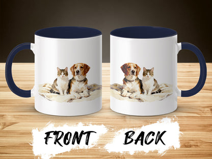 Cute Dog and Cat Design Mug product type
