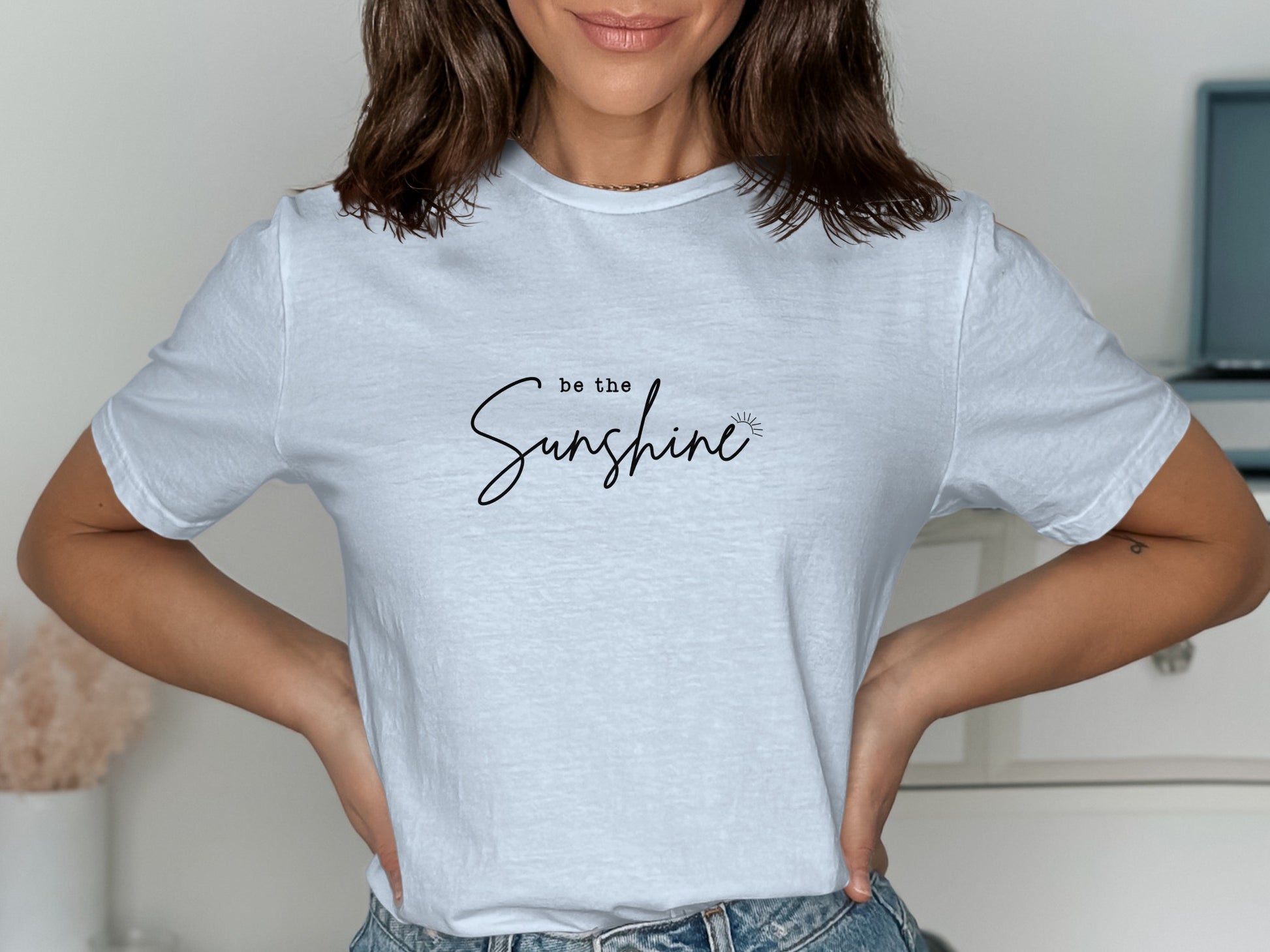 Be the Sunshine inspirational printed t-shirt product