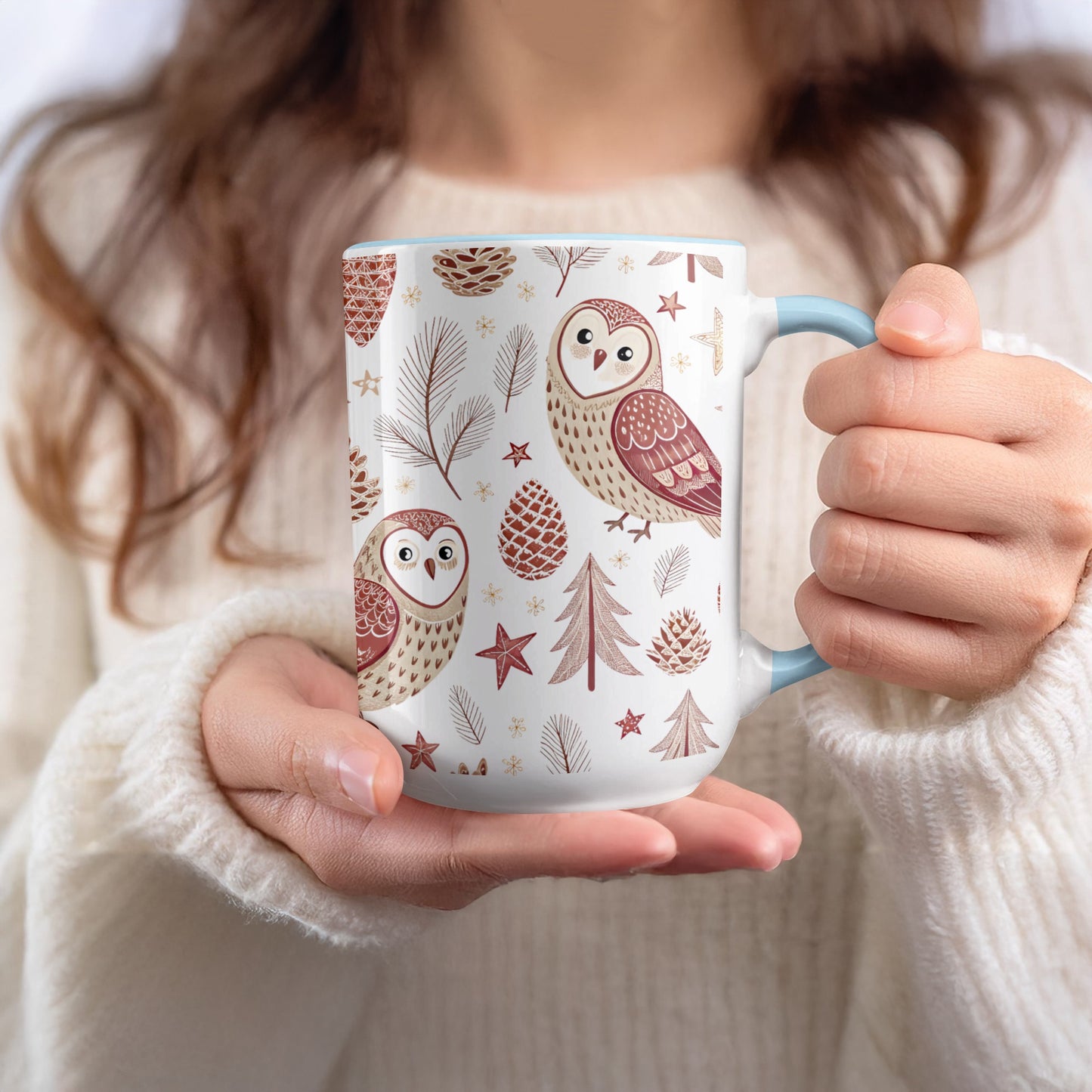 Adorable Owl Design Mug for Cozy Winter Sips