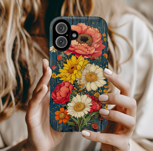 Rustic Cottage Vintage Flower Phone Cases