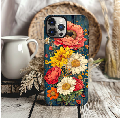 Rustic Cottage Vintage Flower Phone Cases