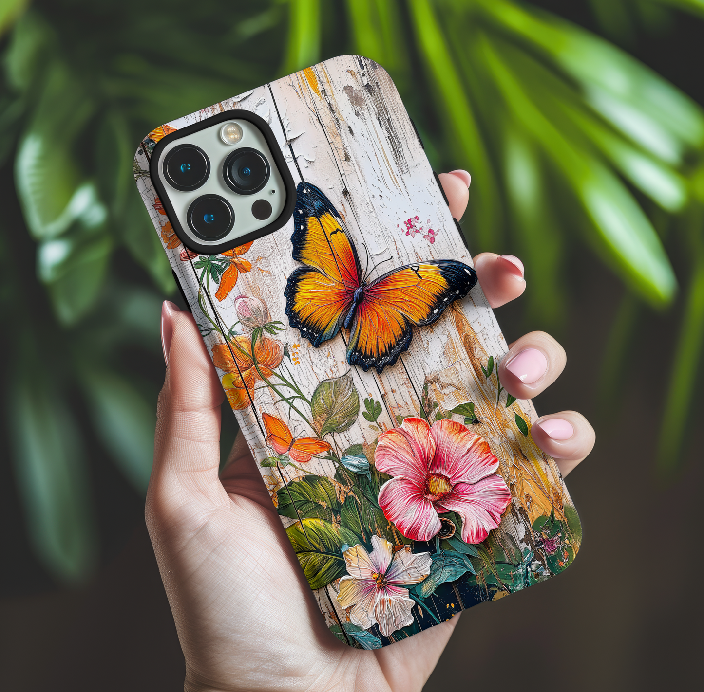 Butterfly Wildflower Vintage Phone Cases