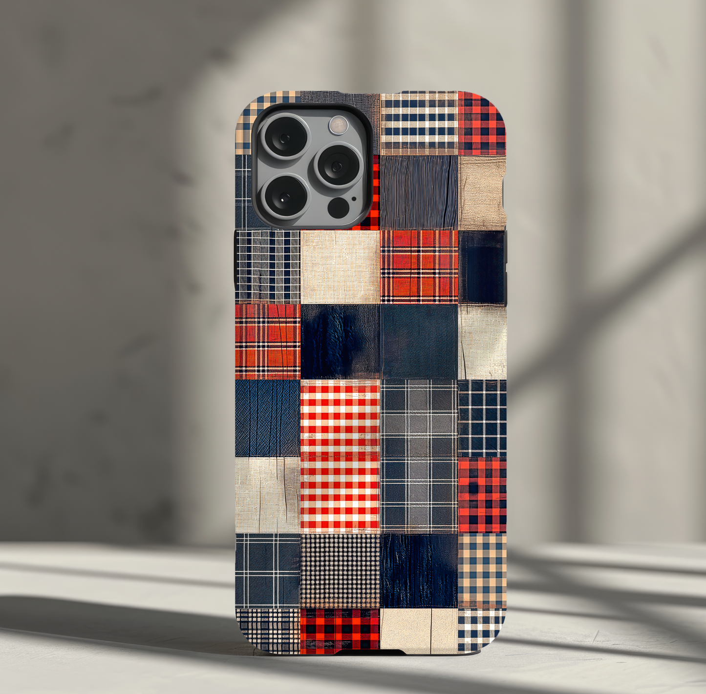 Classic Plaid Design Phone Case