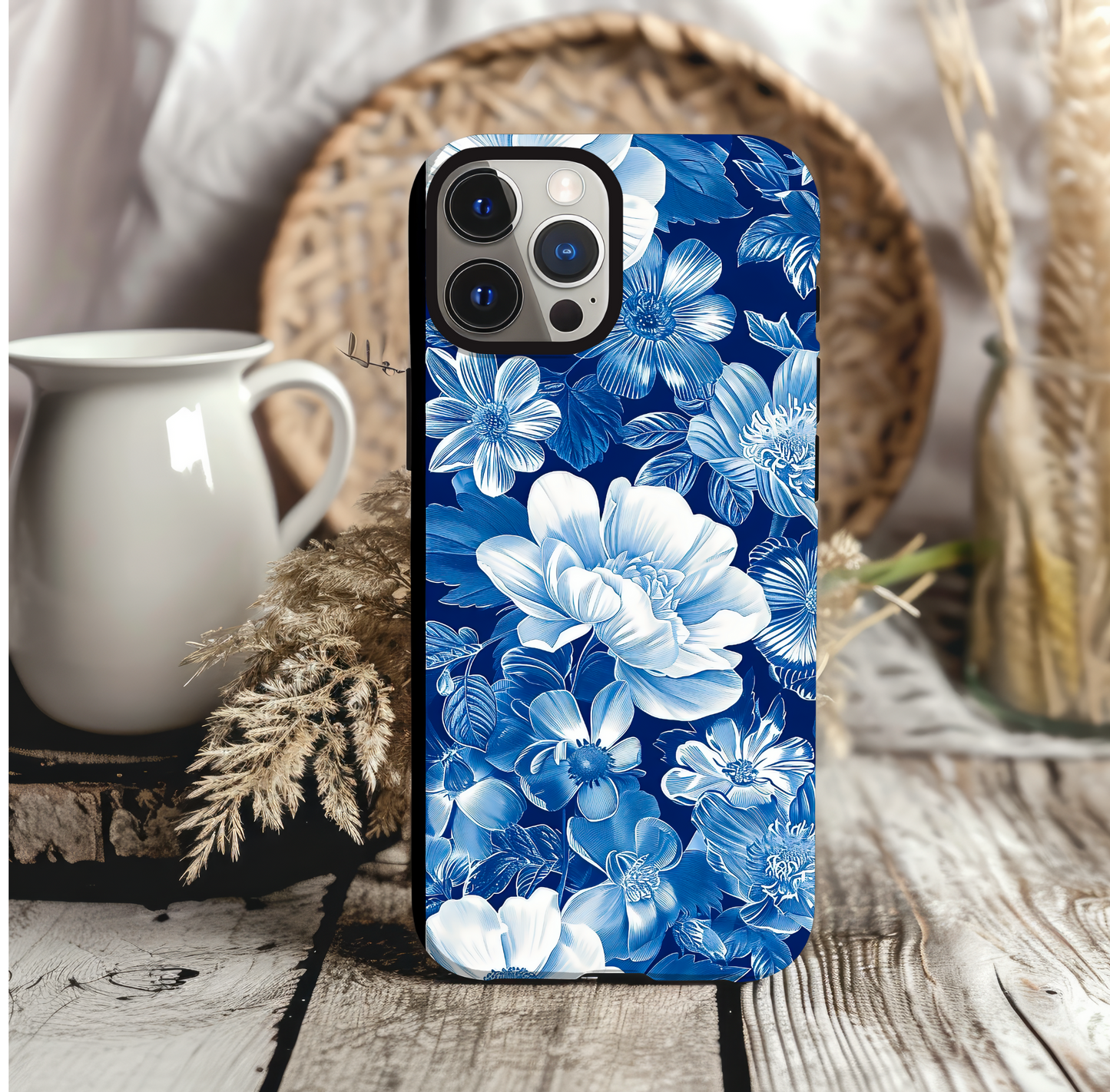 Royal Blue Chinoiserie Phone Case