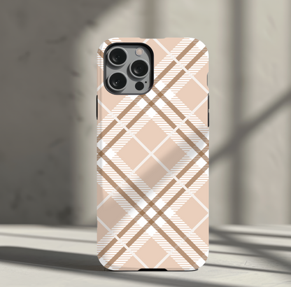 Designer Plaid Phone Case