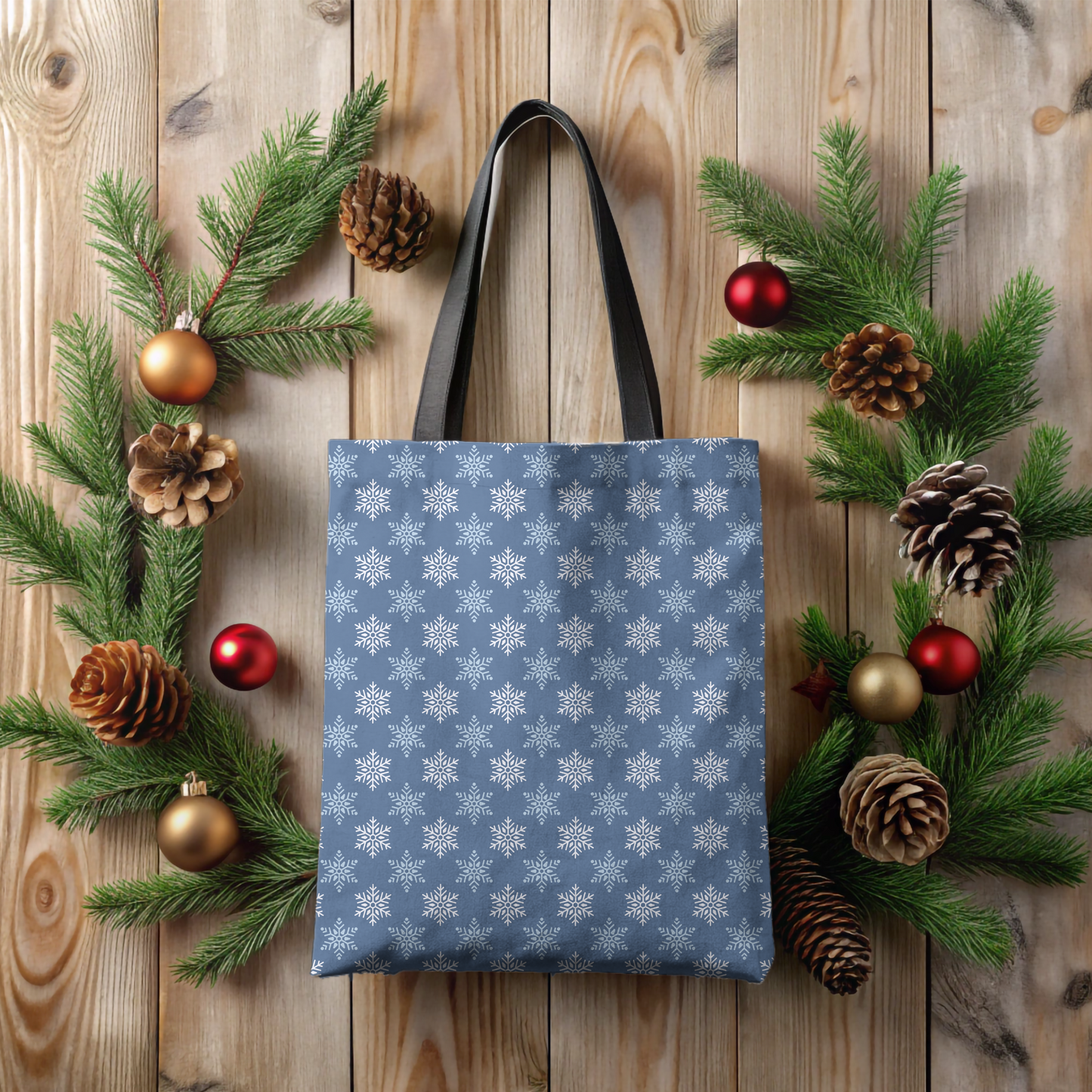 Blue Star Sparkle Tote Bag