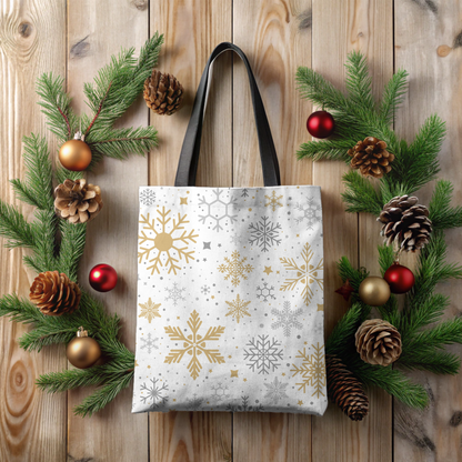 Frosted Elegance Tote Bag