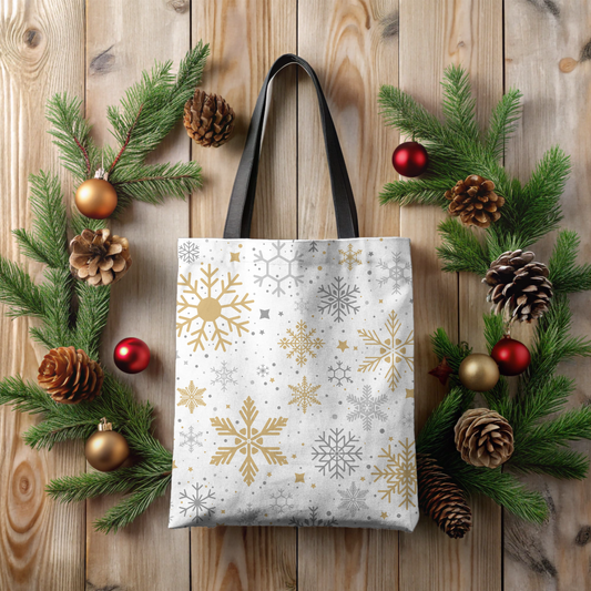 Frosted Elegance Tote Bag