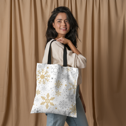 Frosted Elegance Tote Bag