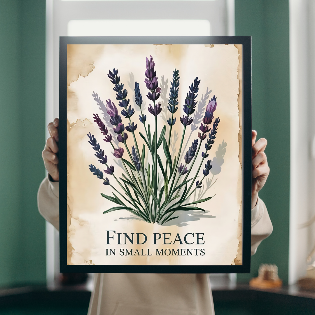 Find Peace In Small Moments Poster